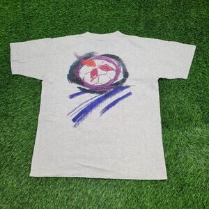 Vintage 90s UMBRO Soccer Football Shirt Large 22x27 USA